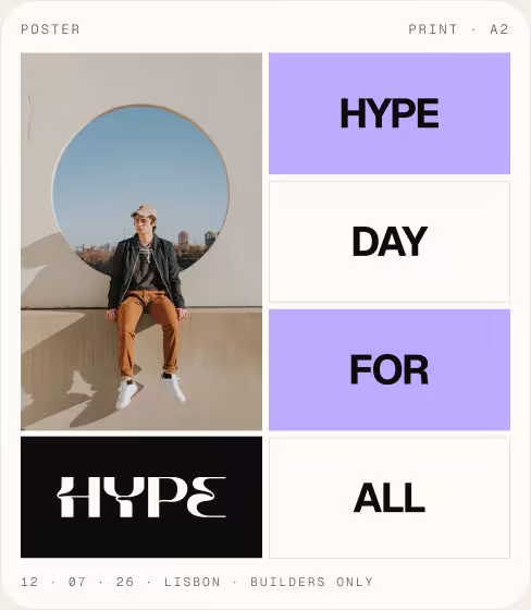06.K Hype Day poster